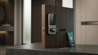 Smart Lock 5 in 1 Smart Door Knob Fingerprint Deadbolt with App Control Bluetooth Smart Lock Keyless Entry Door Lock — Lifestyle