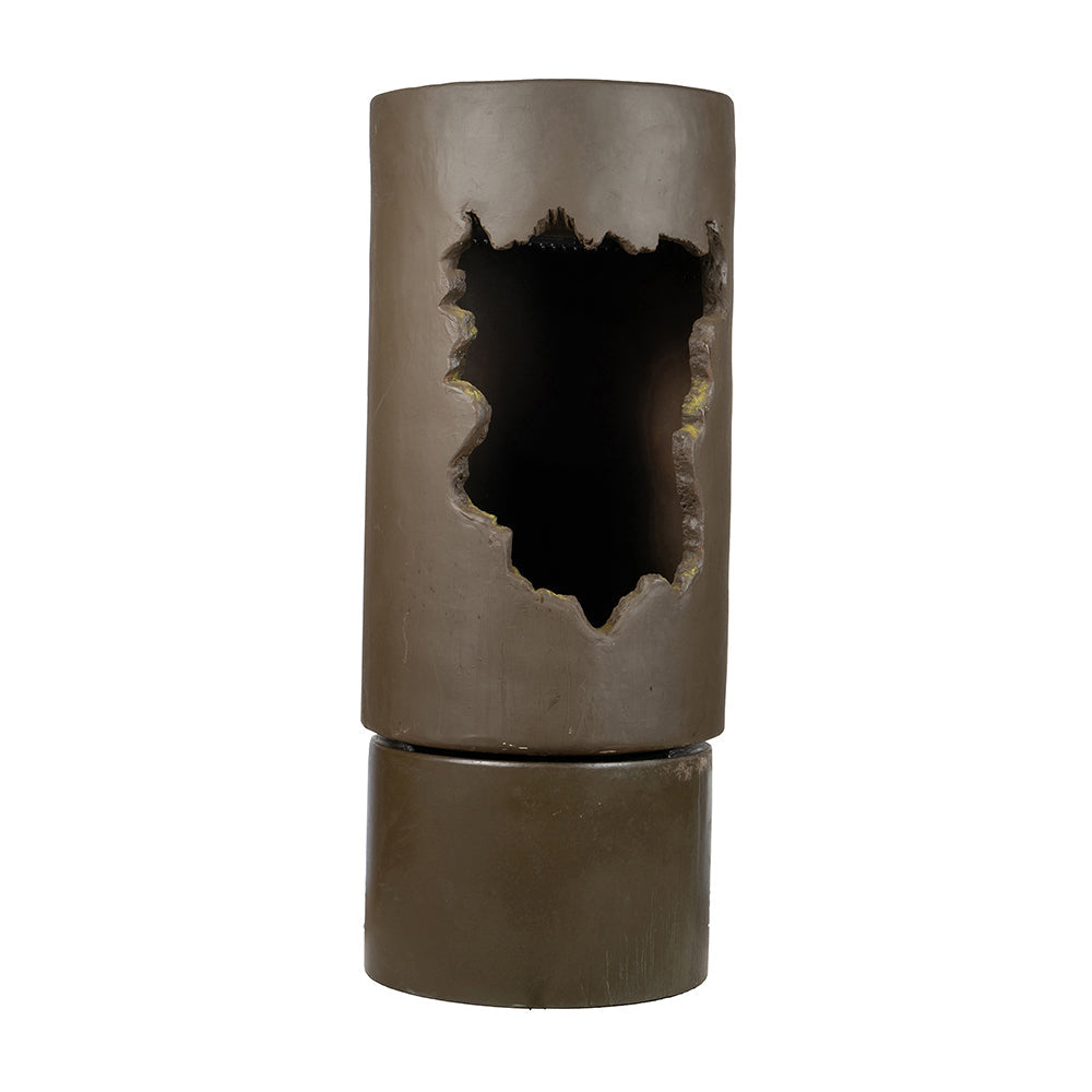 Large Outdoor Water Fountain with Light - Contemporary Calming Elegance
