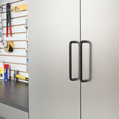 Astro Series - Garage Cabinet Set A With Soft Closing Drawers - Metallic Gray