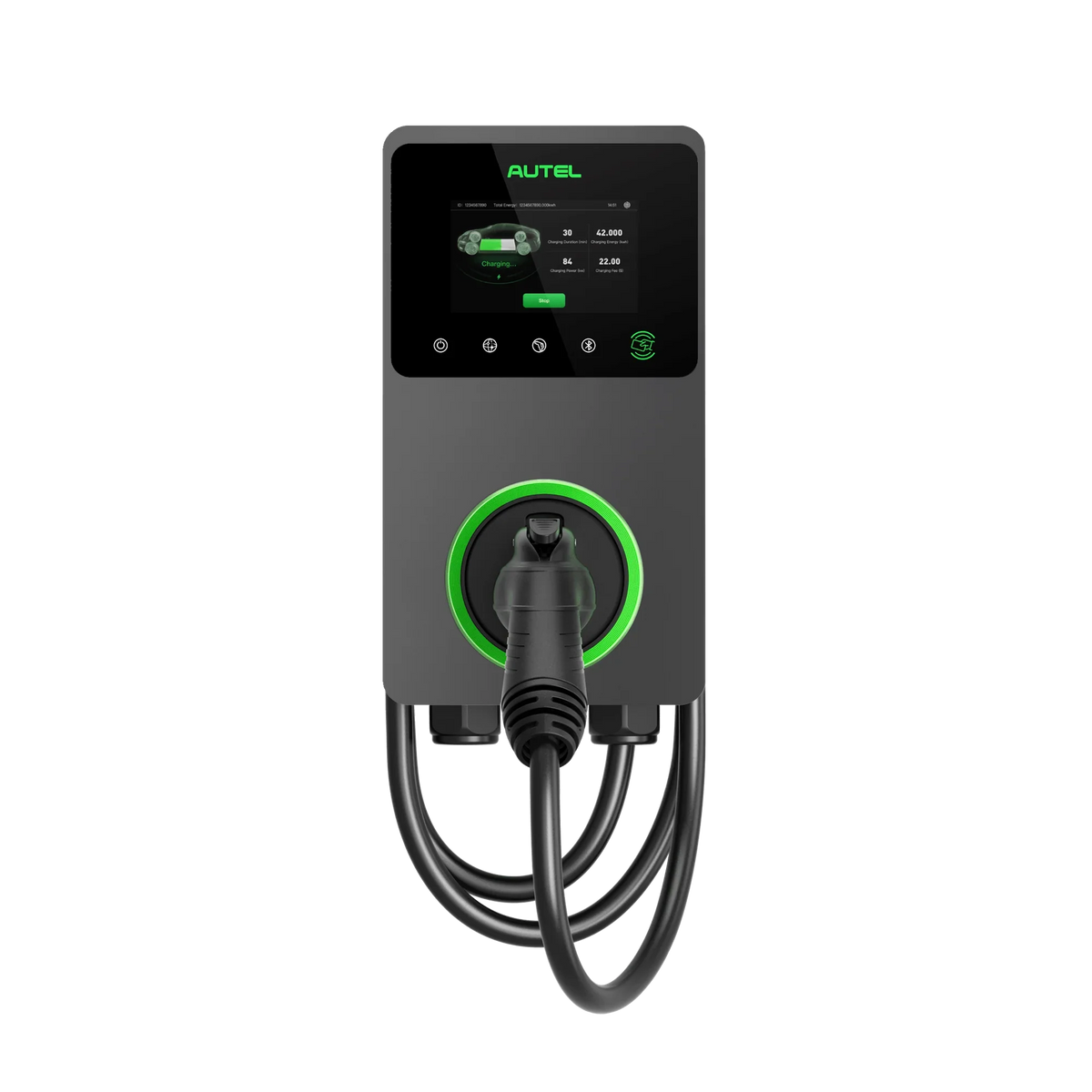 Autel AC Elite Business 50A 12kW Level 2 EV Charger with Touch Screen