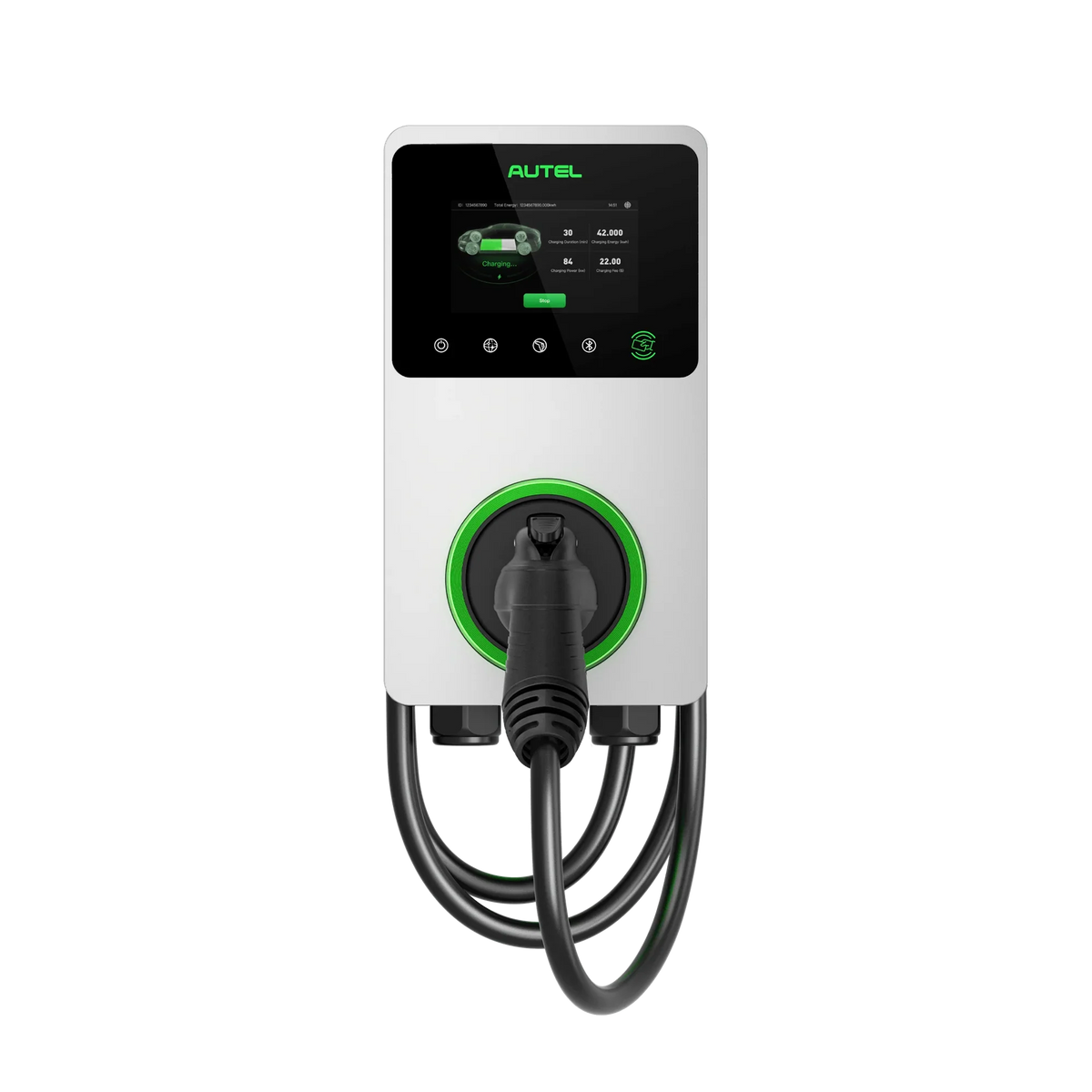 Autel AC Elite Business 50A 12kW Level 2 EV Charger with Touch Screen