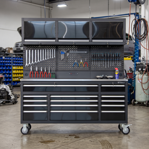 Overhead Pro Special Edition HD 72x79x25 inch Rolling Tool Chest and Workbench