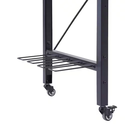 24 In. W Adjustable Workbench, Heavy Duty Wood Desktop Workbench with Wheels, Rolling Workbench with USB Outlet, Hooks