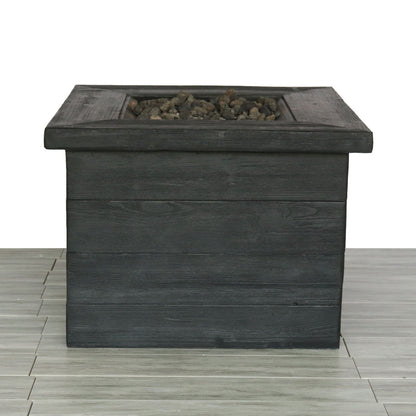 Fiber Reinforced Propane / Natural Gas Fire Pit Table - Charcoal