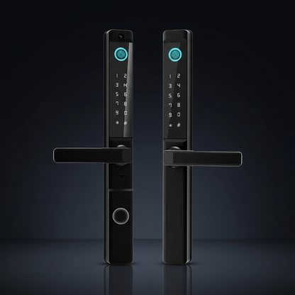Fingerprint Double Two Side Waterproof Outdoor Smart Door Lock SUS Material for Slim Aluminum Swing Sliding Lock ,Corrosion-Resistant